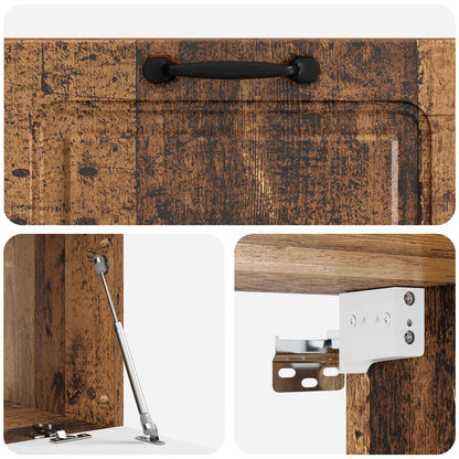 Mobile Porta TV da Muro Legno antico 78,5 x 41 x 30 cm | homemem39