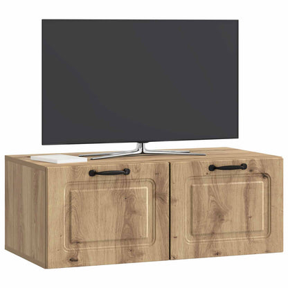 Mobile Porta TV da Muro Rovere Artigianale 78,5 x 41 x 30 cm | homemem39
