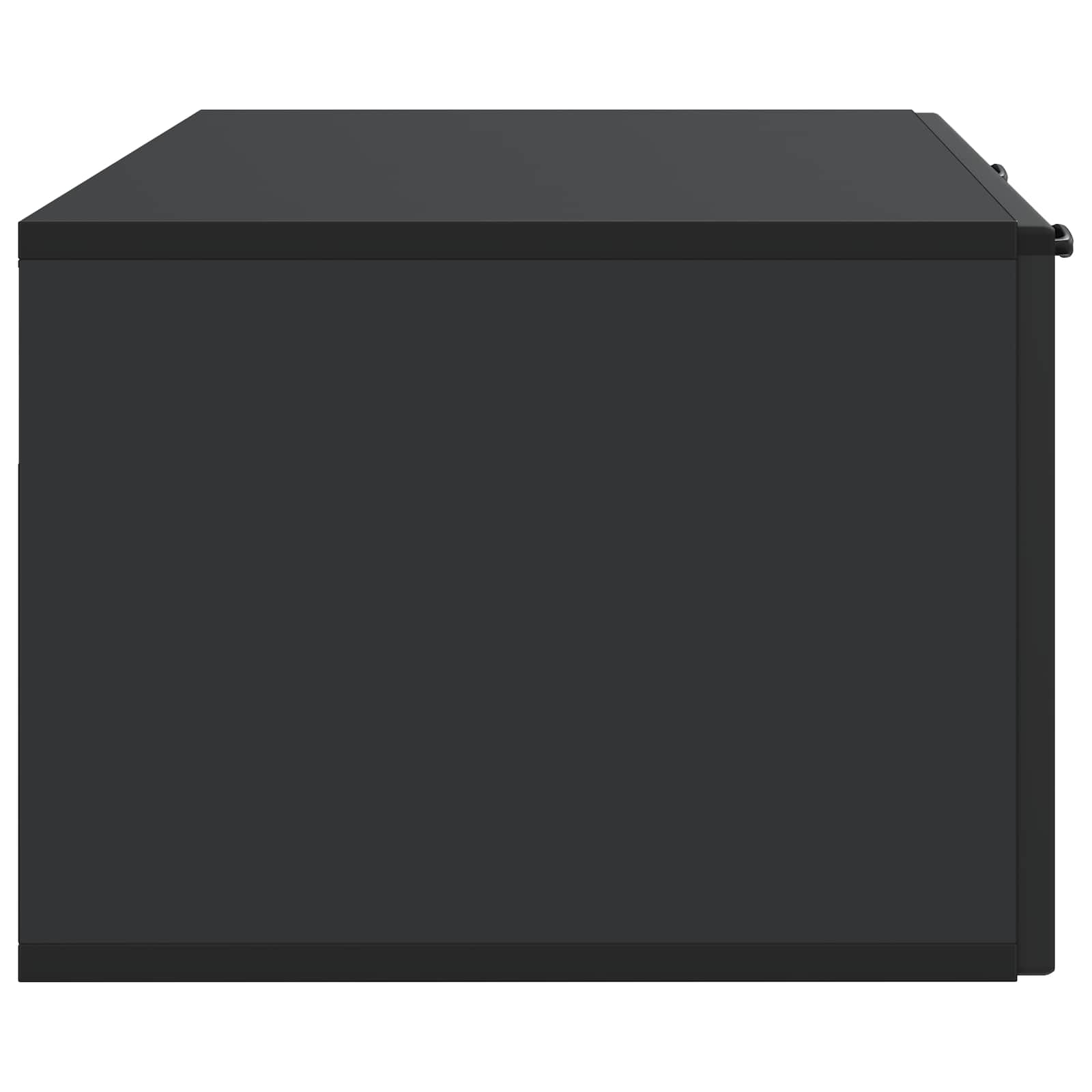 Mobile Porta TV da Muro Montaggio a parete Nero 98 x 41 x 30 cm | homemem39