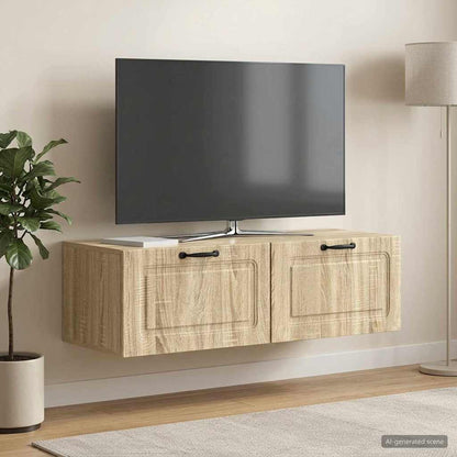Mobile Porta TV da Muro Rovere Sonoma 98 x 41 x 30 cm
