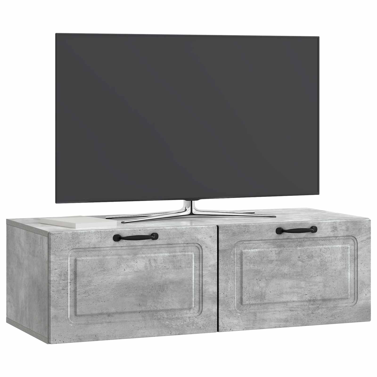 Mobile Porta TV da Muro Grigio Cemento 98 x 41 x 30 cm | homemem39
