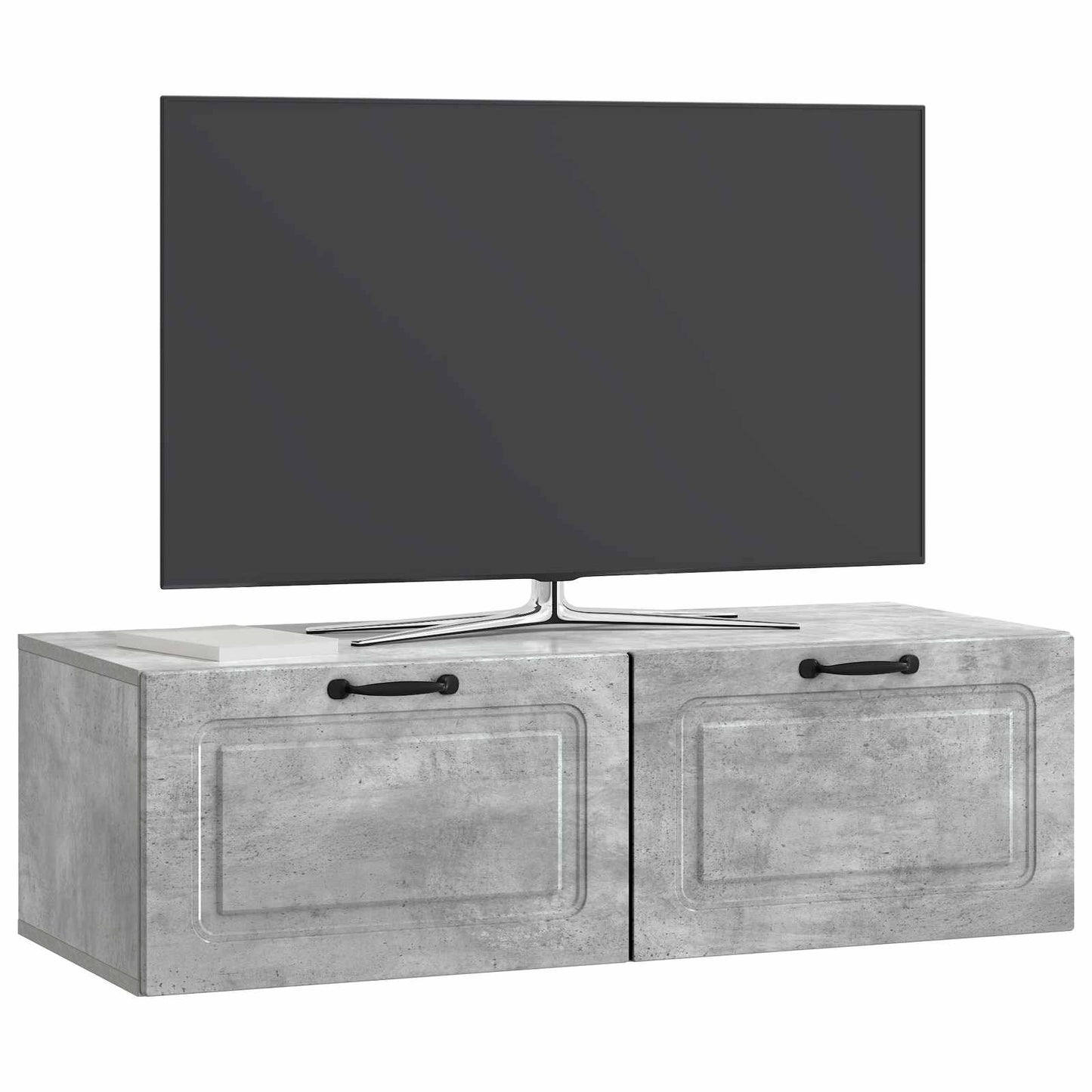 Mobile Porta TV da Muro Grigio Cemento 98 x 41 x 30 cm