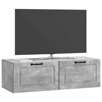 Mobile Porta TV da Muro Grigio Cemento 98 x 41 x 30 cm