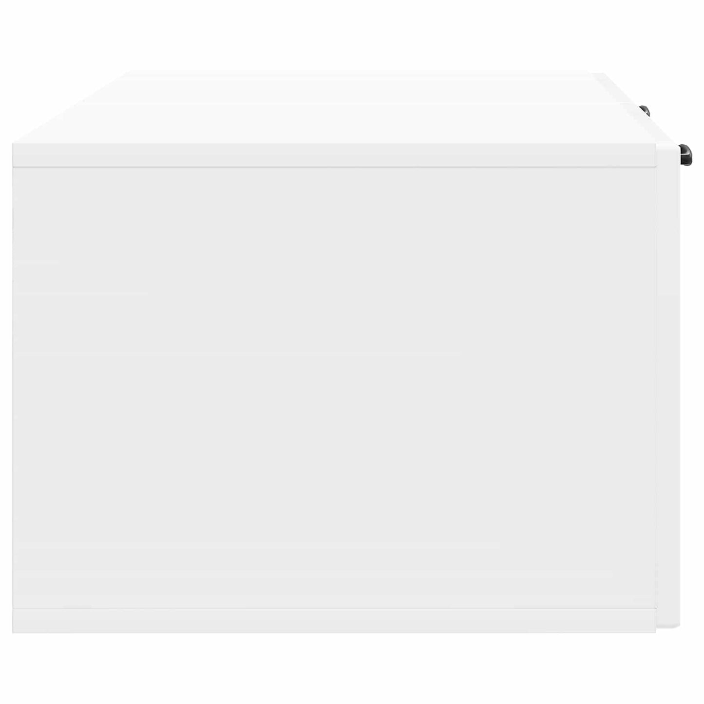 Mobile Porta TV da Muro Bianco Lucido 98 x 41 x 30 cm | homemem39