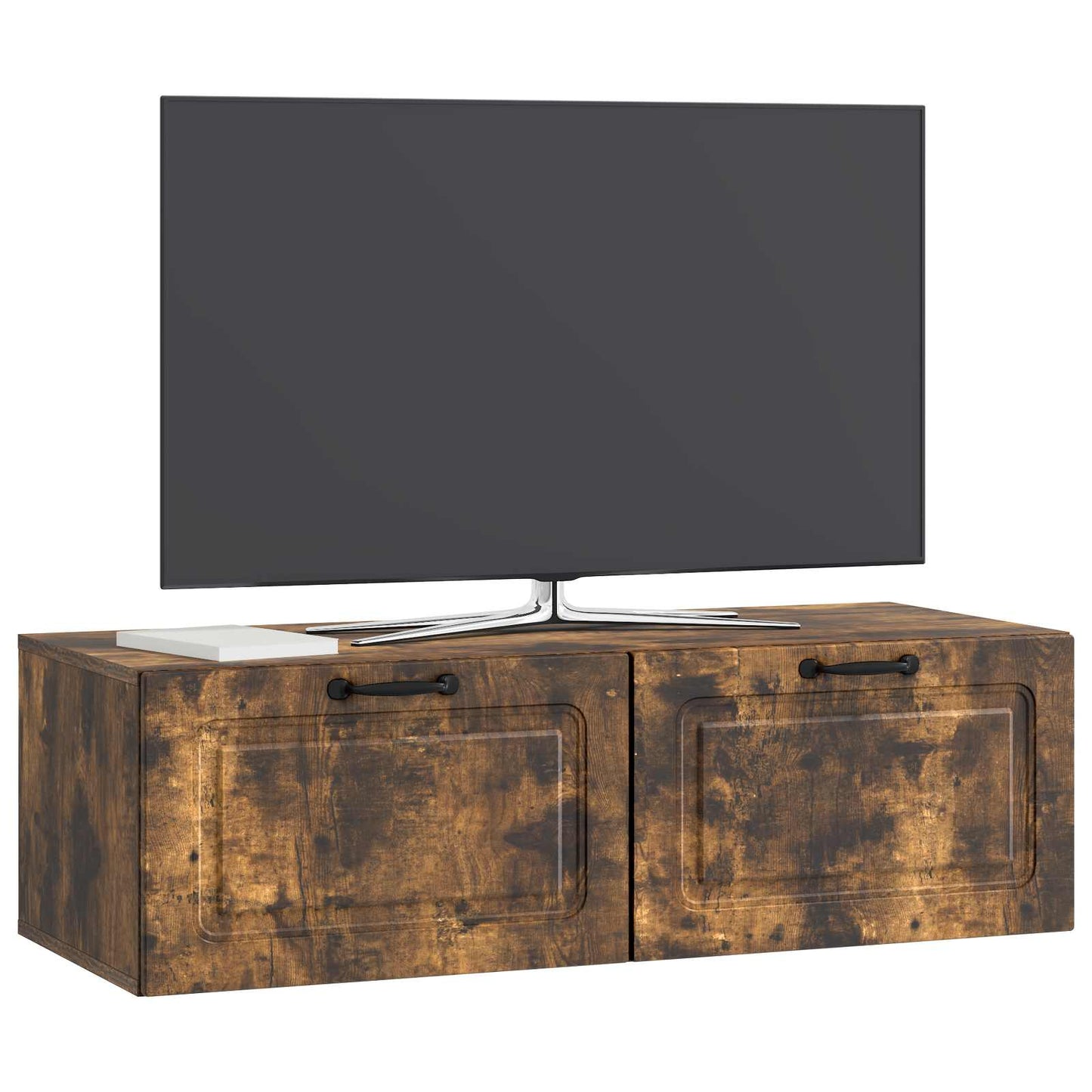 Mobile Porta TV da Muro Rovere Fumo 98 x 41 x 30 cm | homemem39
