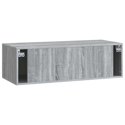 Mobile Porta TV da Muro Grigio Sonoma 98 x 41 x 30 cm | homemem39