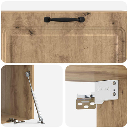 Mobile Porta TV da Muro Rovere Artigianale 98 x 41 x 30 cm