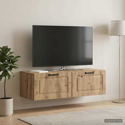 Mobile Porta TV da Muro Rovere Artigianale 98 x 41 x 30 cm