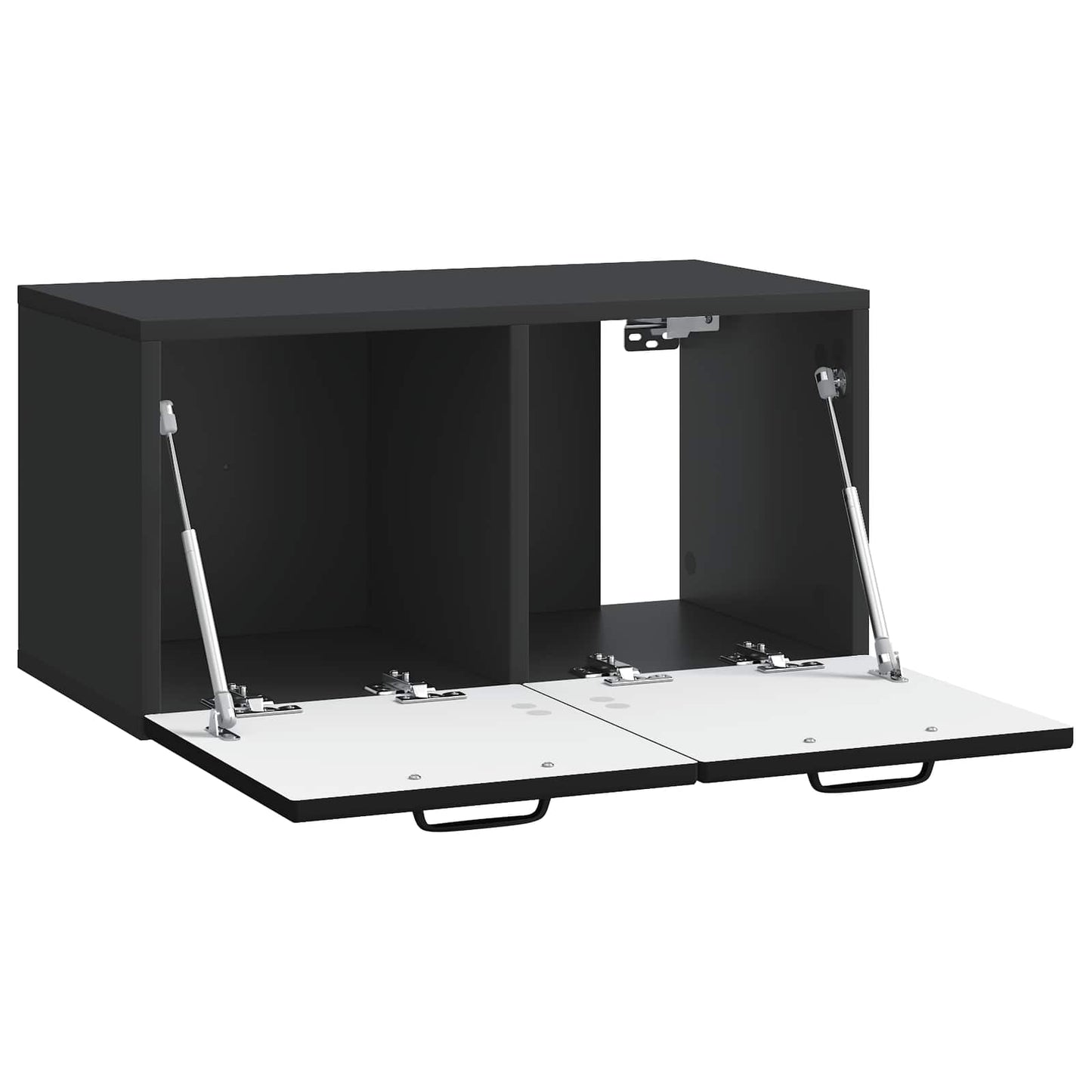 Mobile Porta TV da Muro Nero 59,5 x 31 x 30 cm