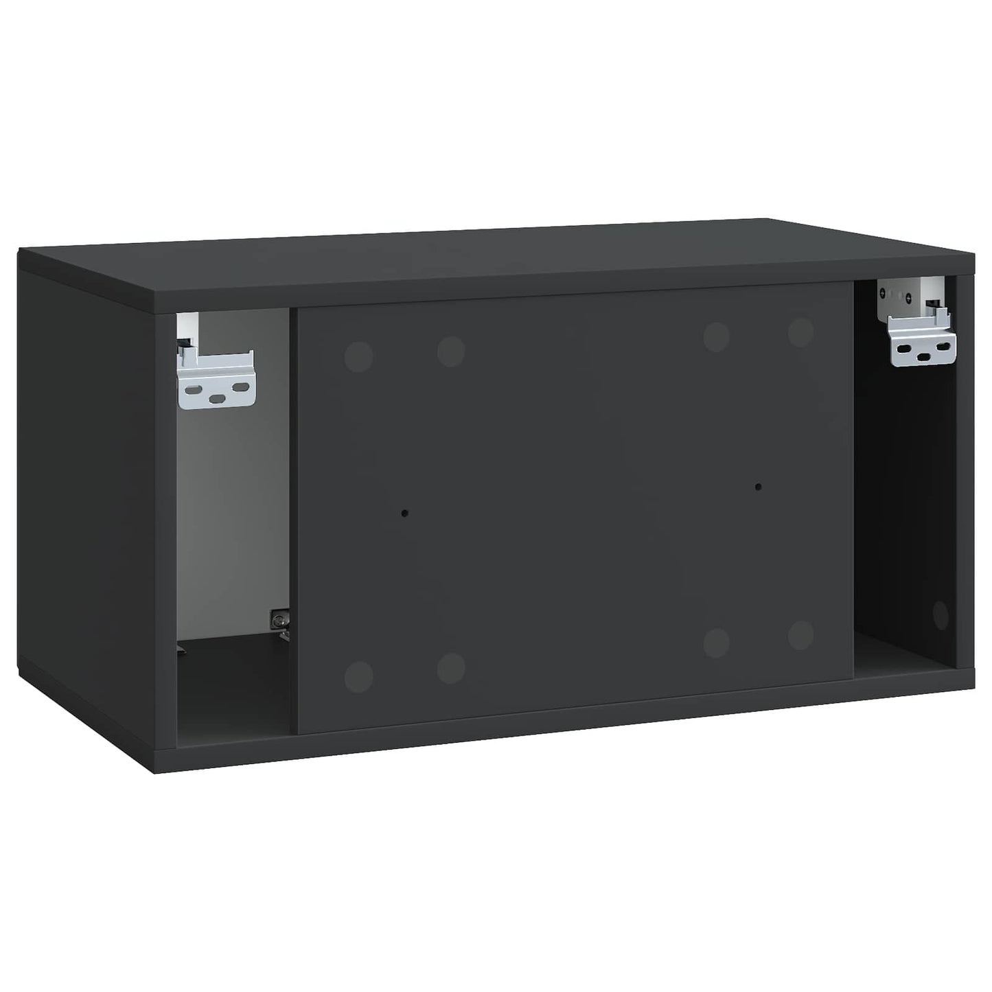 Mobile Porta TV da Muro Nero 59,5 x 31 x 30 cm | homemem39