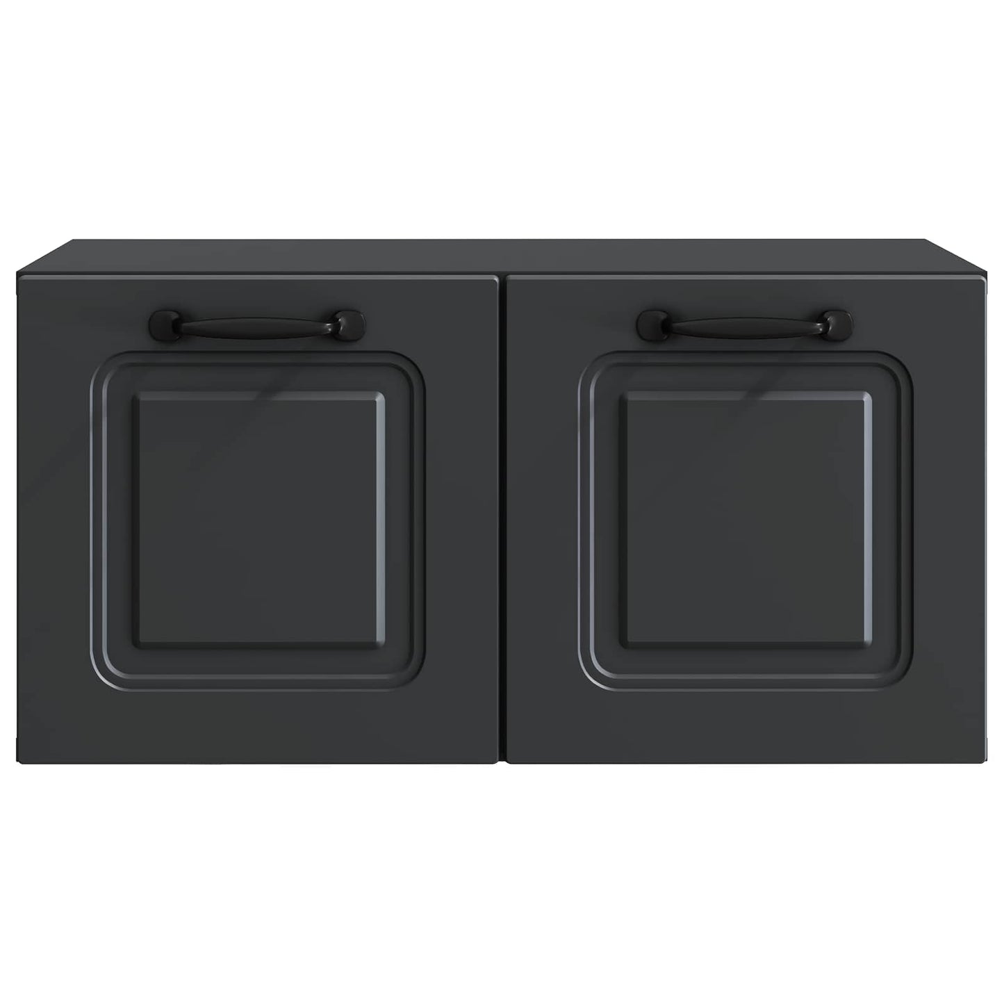 Mobile Porta TV da Muro Nero 59,5 x 31 x 30 cm | homemem39