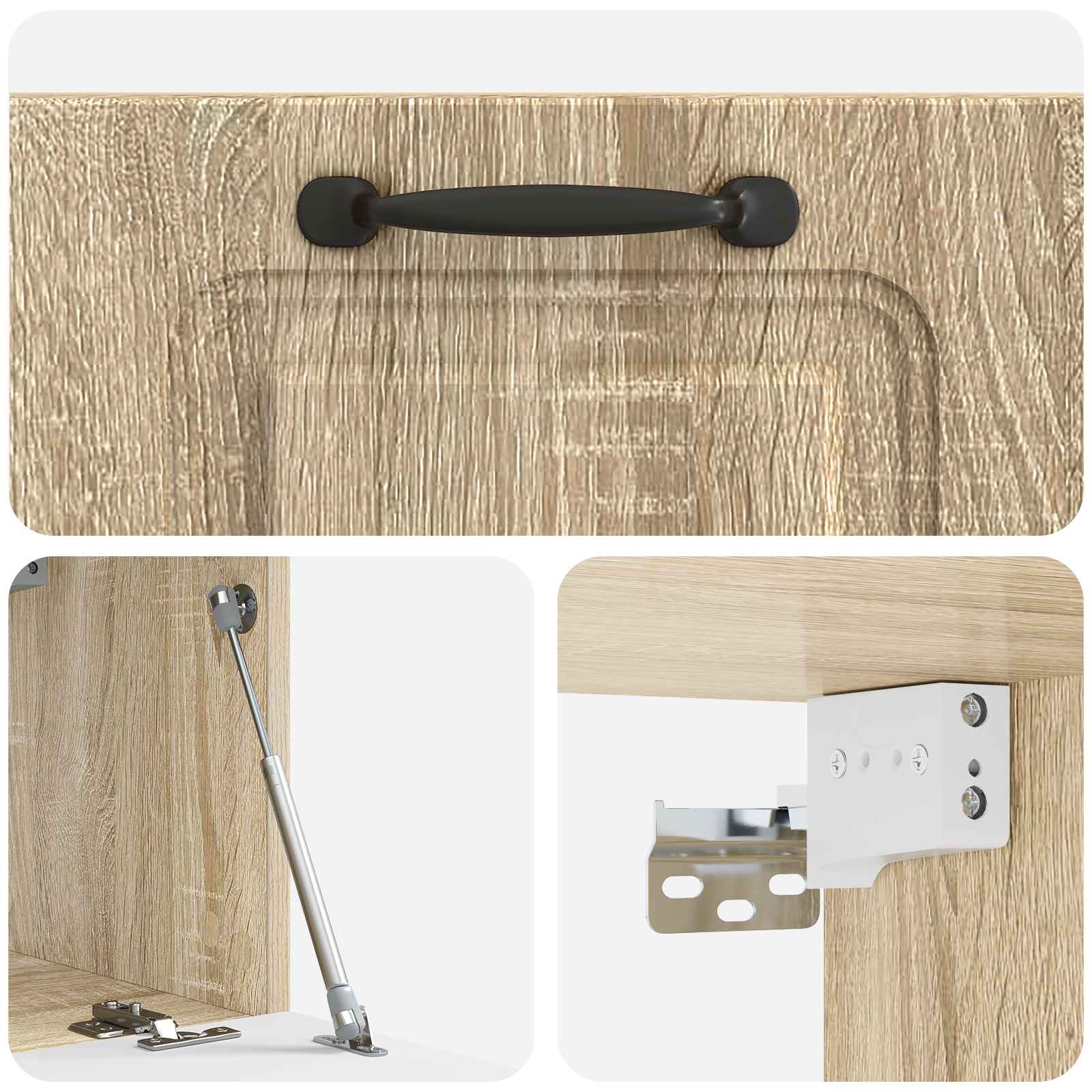 Mobile Porta TV da Muro Rovere Sonoma 59,5 x 31 x 30 cm | homemem39