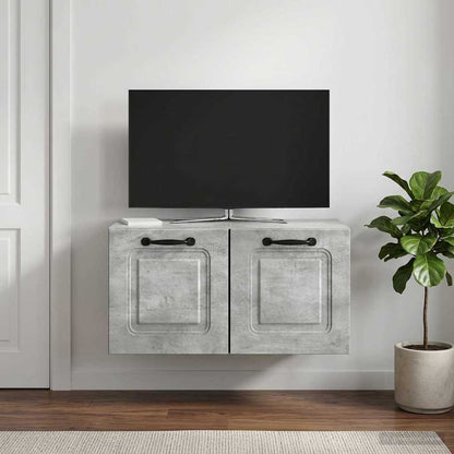 Mobile Porta TV da Muro Grigio Cemento 59,5 x 31 x 30 cm