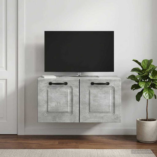Mobile Porta TV da Muro Grigio Cemento 59,5 x 31 x 30 cm - homemem39