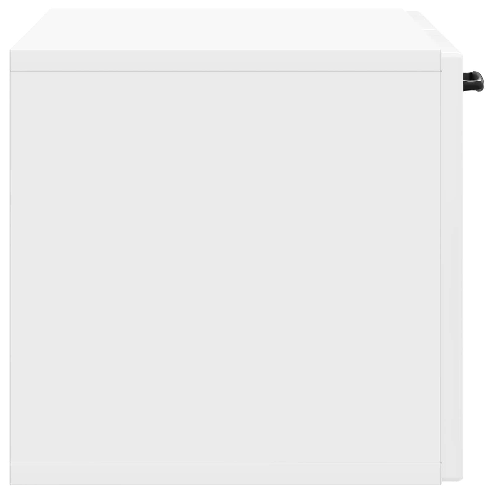 Mobile Porta TV da Muro Bianco Lucido 59,5 x 31 x 30 cm | homemem39