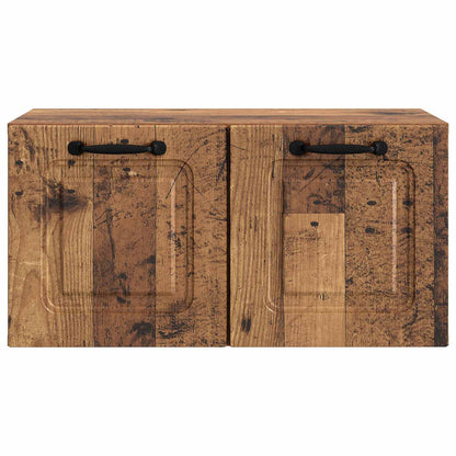 Mobile Porta TV da Muro Legno antico 59,5 x 31 x 30 cm
