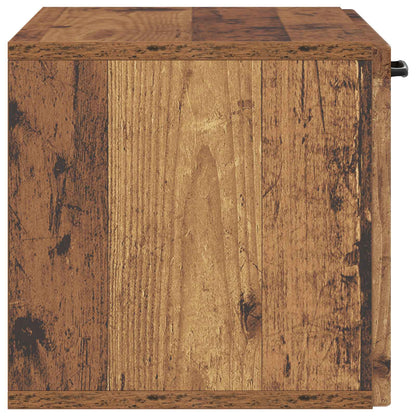 Mobile Porta TV da Muro Legno antico 59,5 x 31 x 30 cm