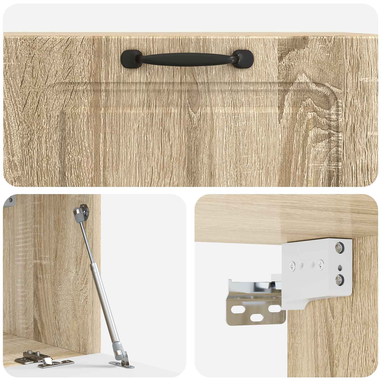 Mobile Porta TV da Muro Rovere Sonoma 78,5 x 31 x 30 cm | homemem39