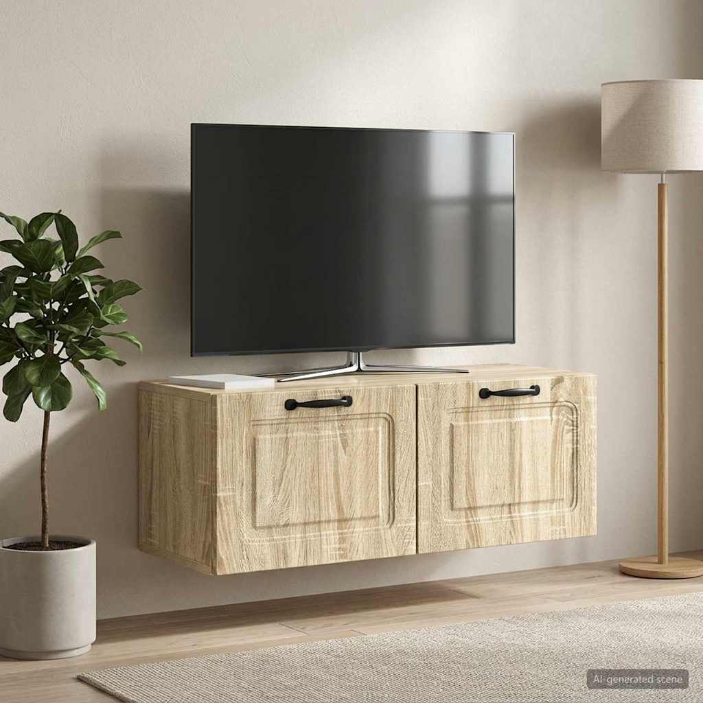 Mobile Porta TV da Muro Rovere Sonoma 78,5 x 31 x 30 cm