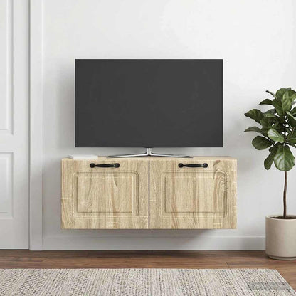 Mobile Porta TV da Muro Rovere Sonoma 78,5 x 31 x 30 cm