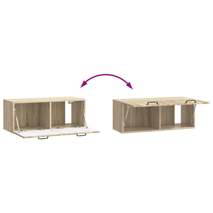 Mobile Porta TV da Muro Rovere Sonoma 78,5 x 31 x 30 cm