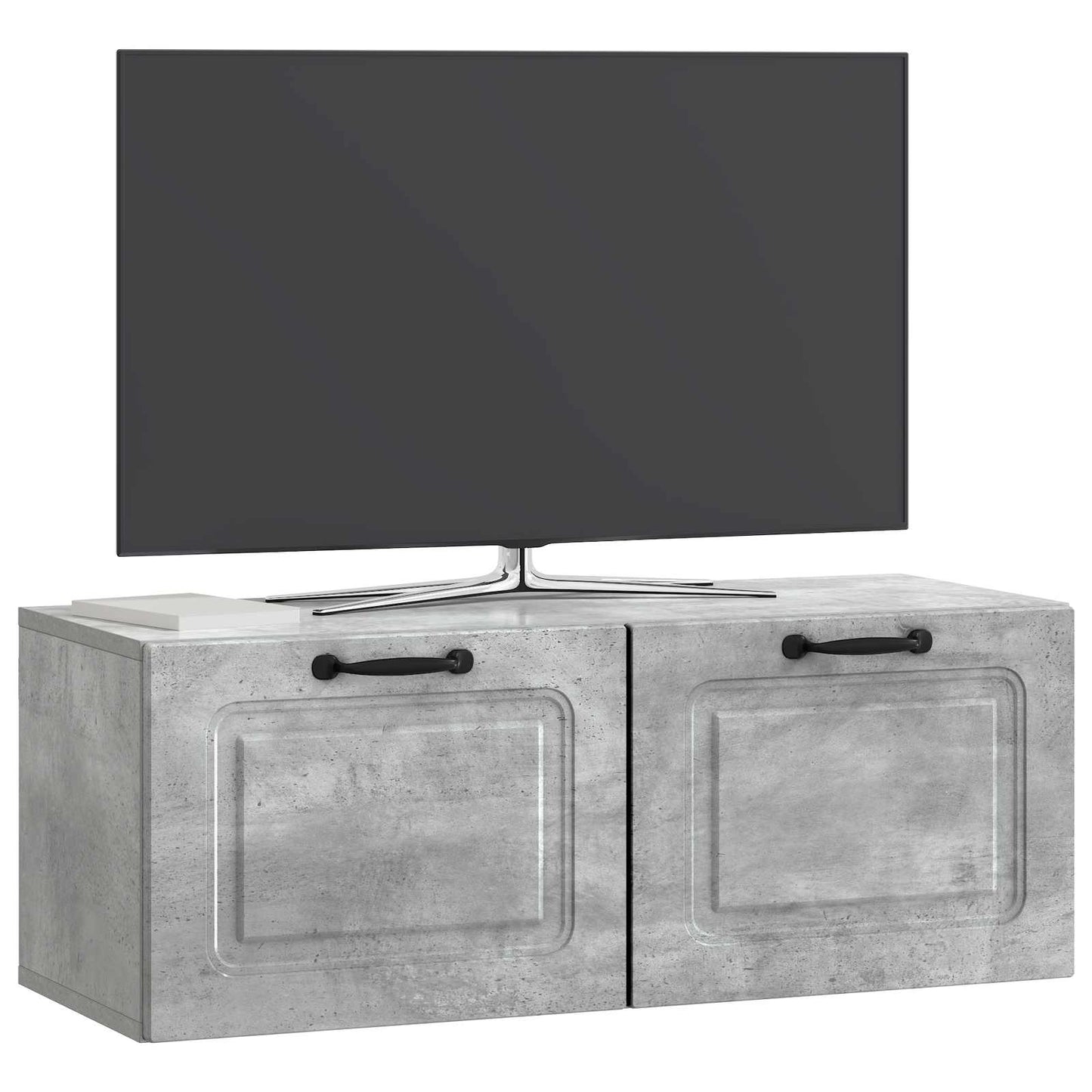 Mobile Porta TV da Muro Grigio Cemento 78,5 x 31 x 30 cm