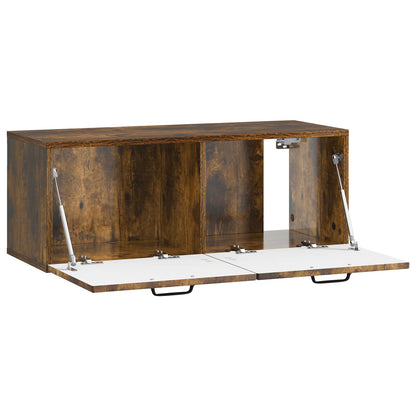 Mobile Porta TV da Muro Rovere Fumo 78,5 x 31 x 30 cm | homemem39