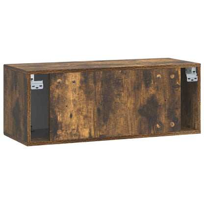 Mobile Porta TV da Muro Rovere Fumo 78,5 x 31 x 30 cm | homemem39