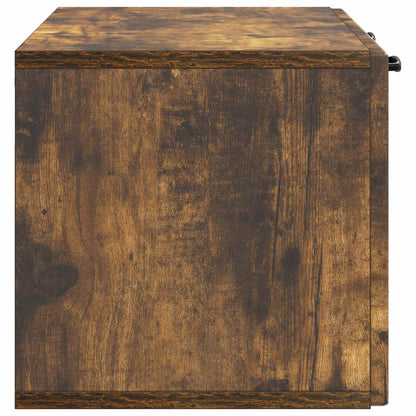Mobile Porta TV da Muro Rovere Fumo 78,5 x 31 x 30 cm