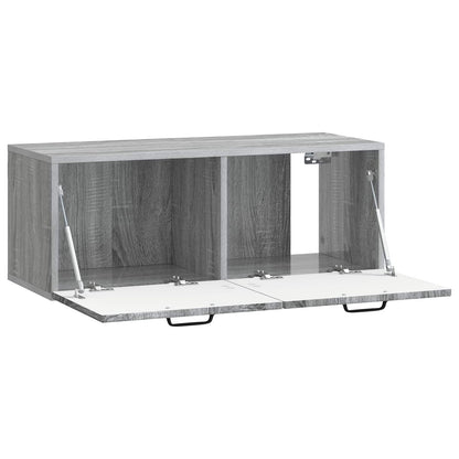 Mobile Porta TV da Muro Grigio Sonoma 78,5 x 31 x 30 cm