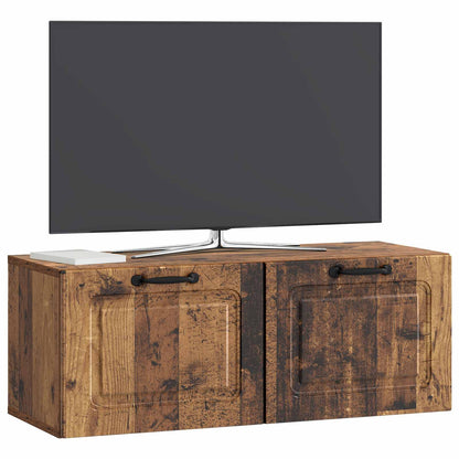 Mobile Porta TV da Muro Legno antico 78,5 x 31 x 30 cm