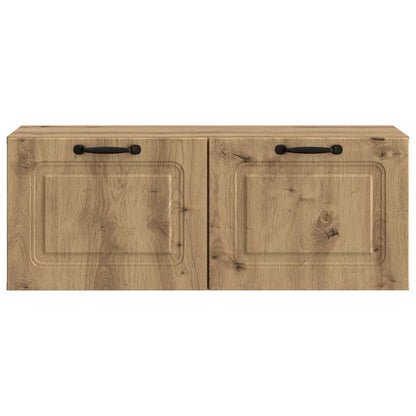 Mobile Porta TV da Muro Rovere Artigianale 78,5 x 31 x 30 cm