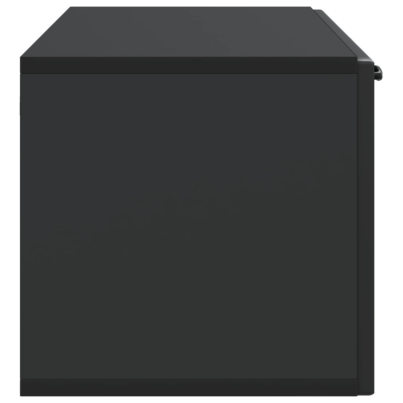Mobile Porta TV da Muro Montaggio a parete Nero 98 x 31 x 30 cm | homemem39