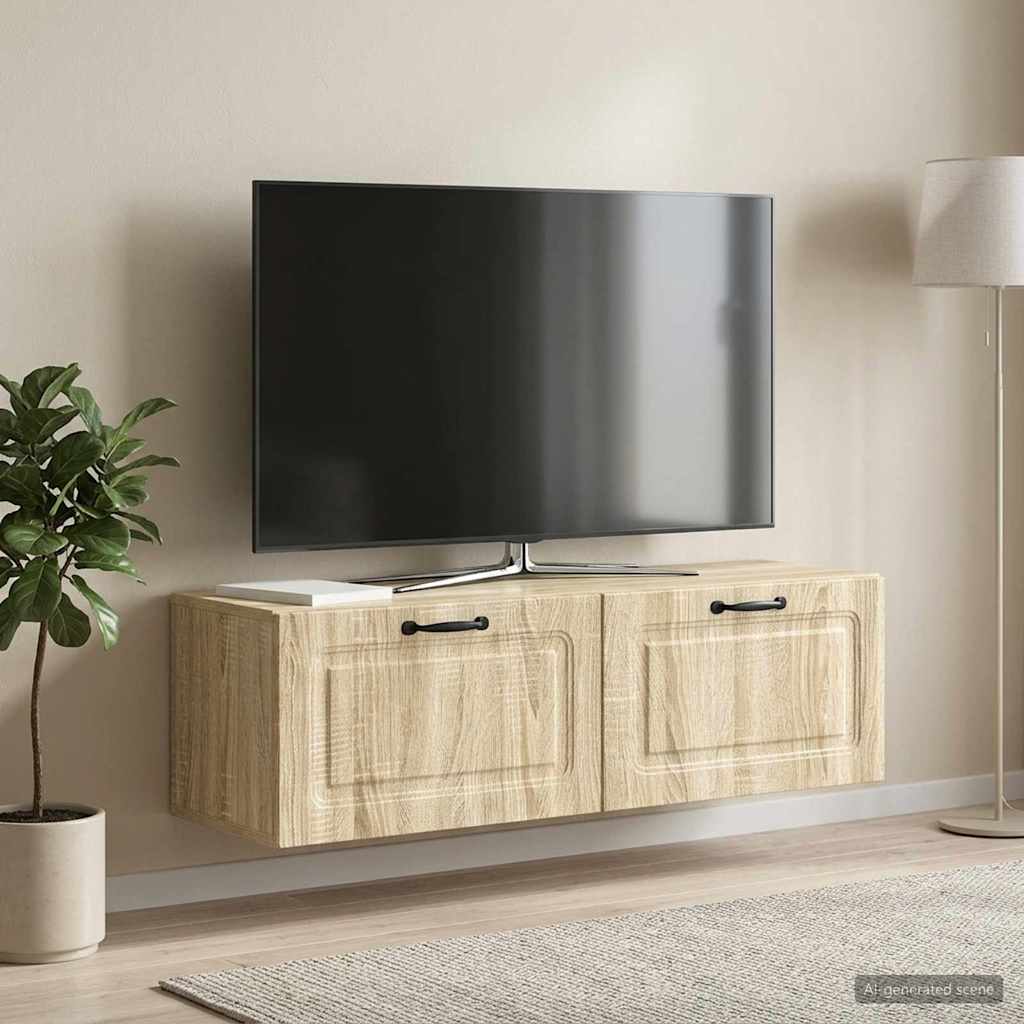Mobile Porta TV da Muro Rovere Sonoma 98 x 31 x 30 cm