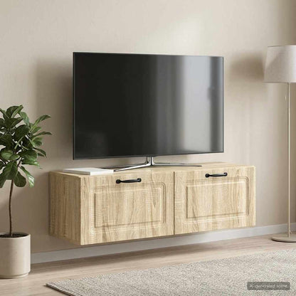 Mobile Porta TV da Muro Rovere Sonoma 98 x 31 x 30 cm