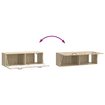 Mobile Porta TV da Muro Rovere Sonoma 98 x 31 x 30 cm | homemem39