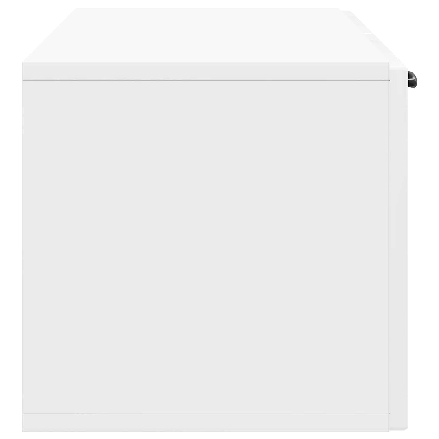 Mobile Porta TV da Muro Bianco Lucido 98 x 31 x 30 cm | homemem39