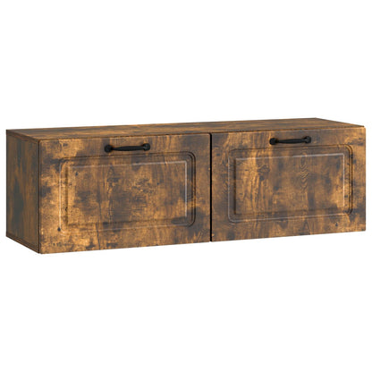 Mobile Porta TV da Muro Rovere Fumo 98 x 31 x 30 cm