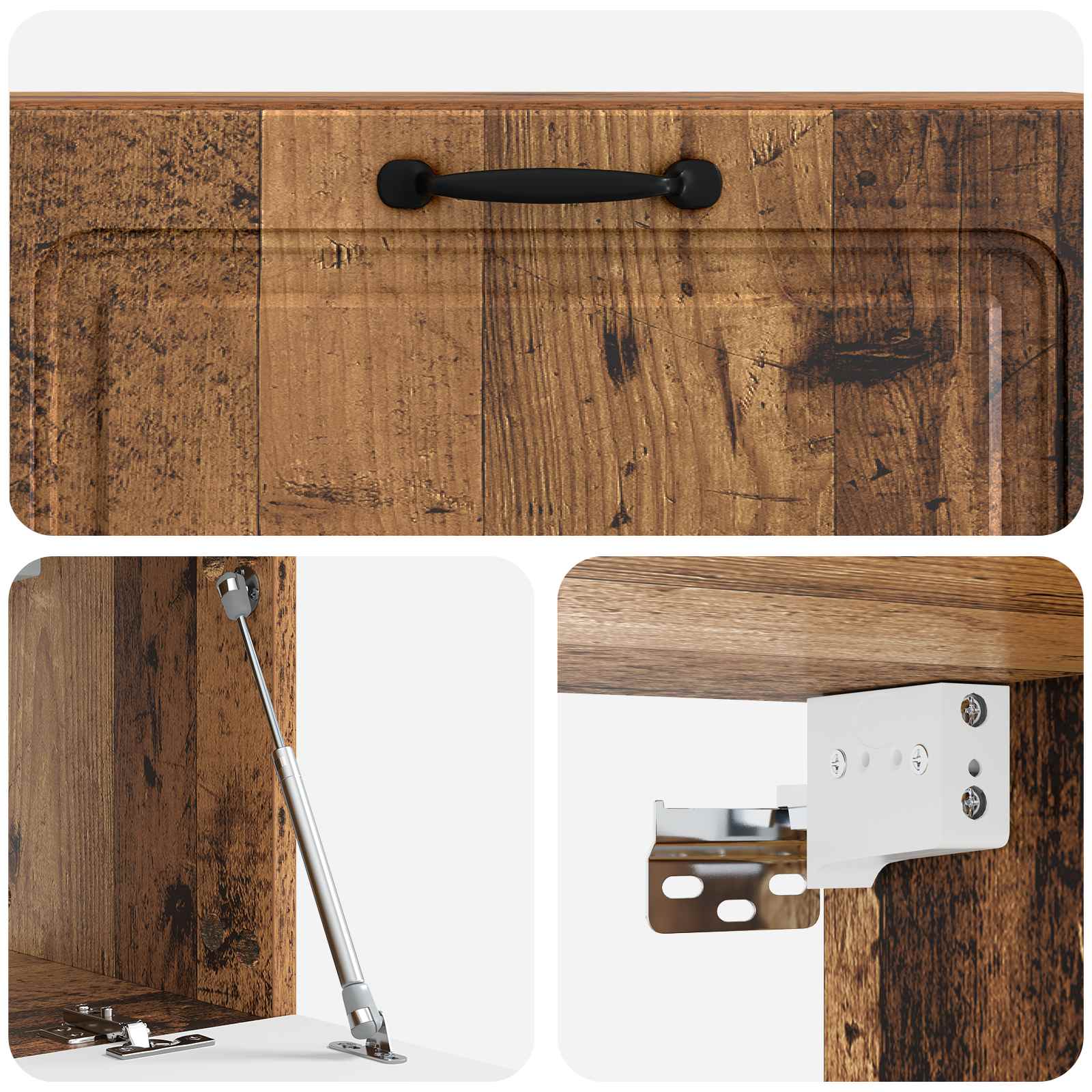 Mobile Porta TV da Muro Legno antico 98 x 31 x 30 cm | homemem39
