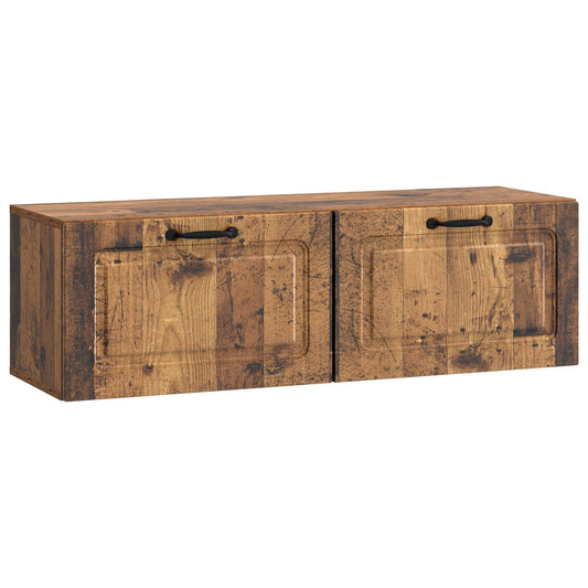 Mobile Porta TV da Muro Legno antico 98 x 31 x 30 cm