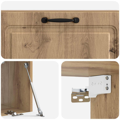 Mobile Porta TV da Muro Rovere Artigianale 98 x 31 x 30 cm | homemem39