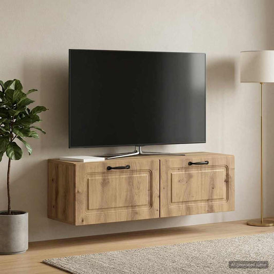 Mobile Porta TV da Muro Rovere Artigianale 98 x 31 x 30 cm