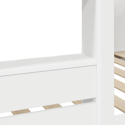 Letto a Castello per Bambini Bianco 75 x 190 cm | homemem39