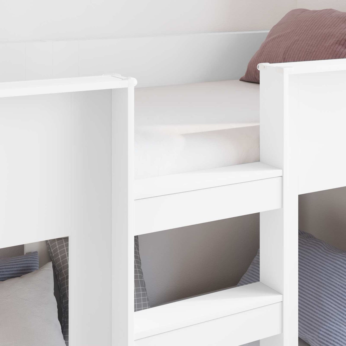 Letto a Castello per Bambini Bianco 75 x 190 cm | homemem39