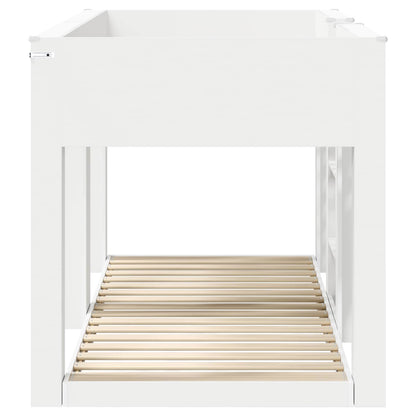 Letto a Castello per Bambini Bianco 75 x 190 cm | homemem39