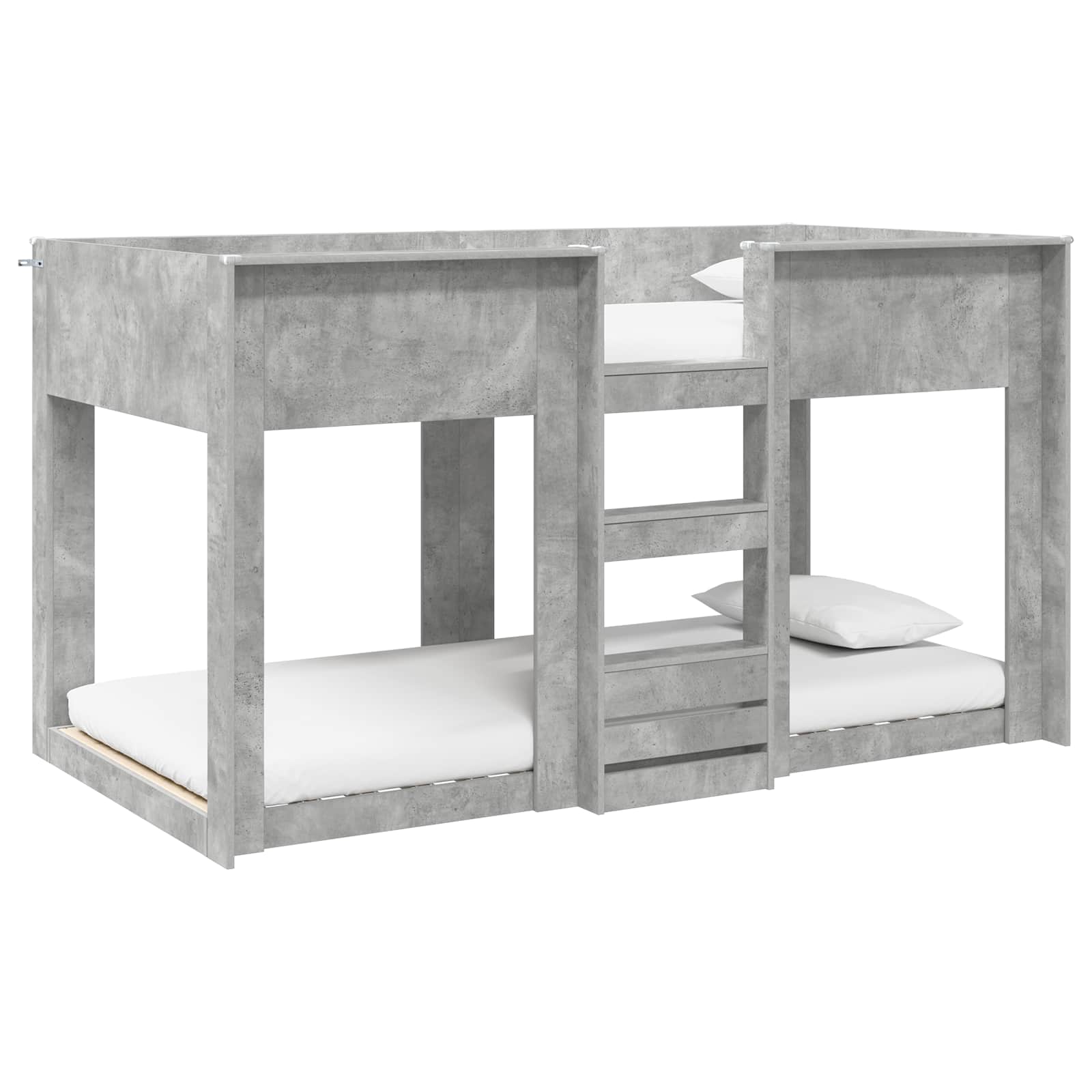 Letto a Castello per Bambini Grigio cemento 75 x 190 cm | homemem39