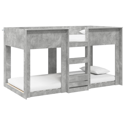 Letto a Castello per Bambini Grigio cemento 75 x 190 cm | homemem39