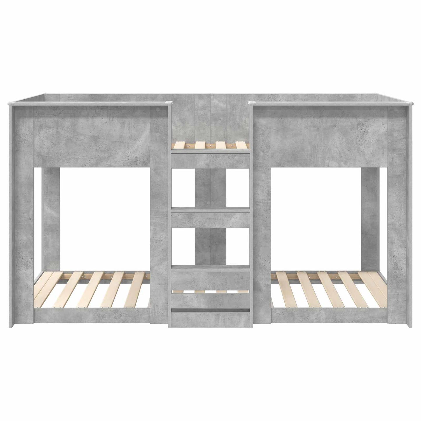 Letto a Castello per Bambini Grigio cemento 75 x 190 cm | homemem39