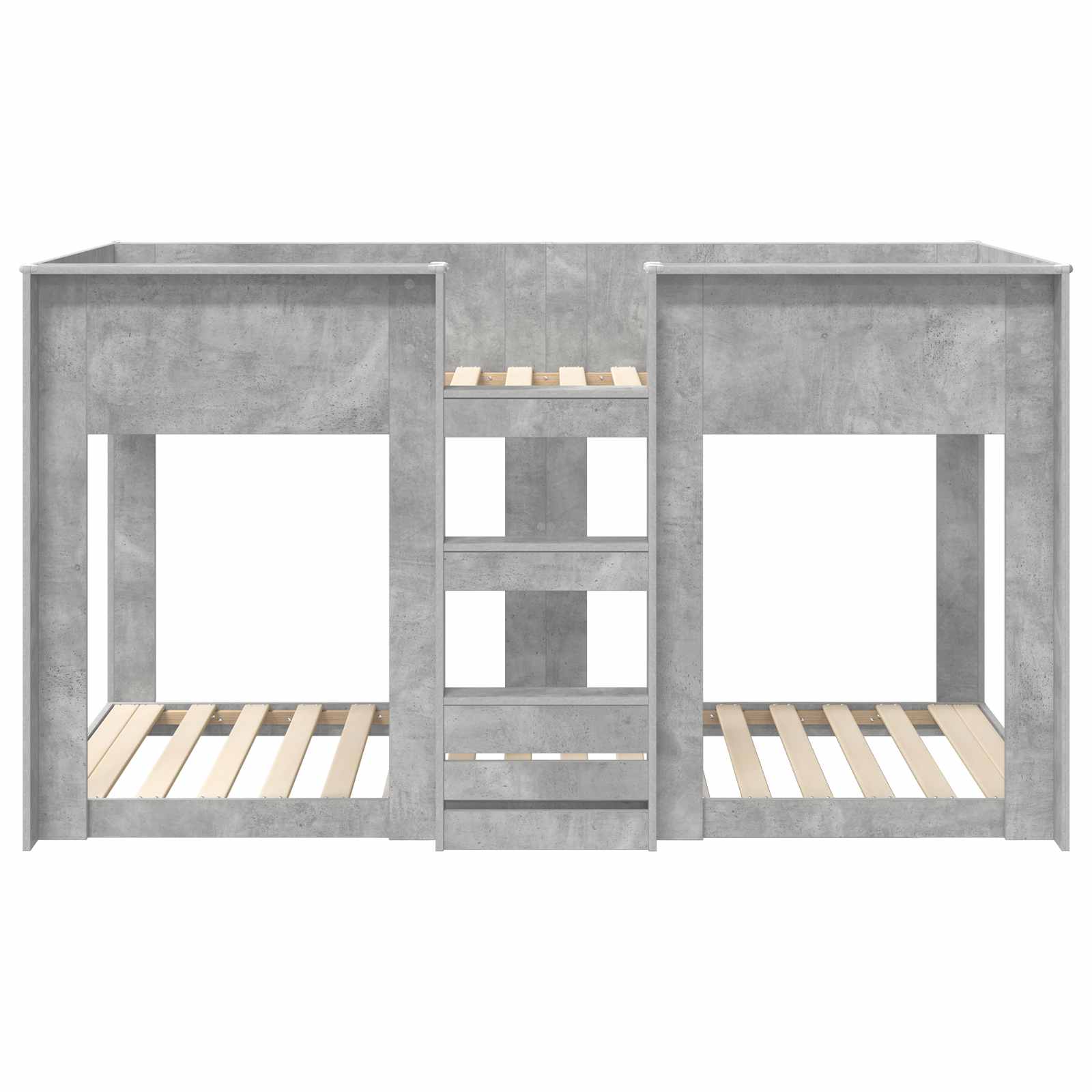Letto a Castello per Bambini Grigio cemento 75 x 190 cm | homemem39