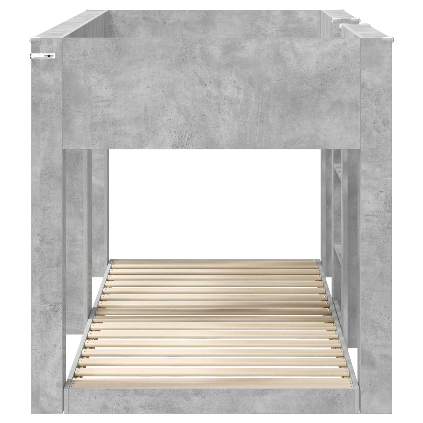Letto a Castello per Bambini Grigio cemento 75 x 190 cm | homemem39